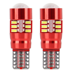 Żarówki LED CANBUS 27SMD 3014 T10e W5W White 12V 24V AMIO-01446