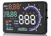 Wyświetlacz projektor LED LCD HUD OBD2 5.5 ZEGARY