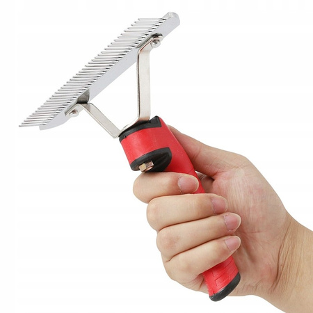 SZCZOTKA GRZEBIEŃ ZGRZEBŁO DO SIERŚCI PSA KOTA XL 16CM