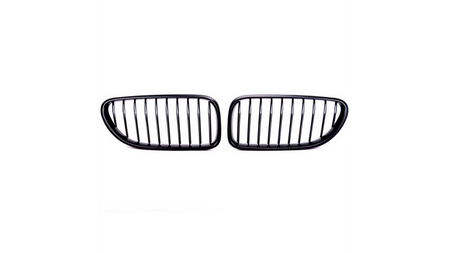 Grill sportowy pojedyncze żeberka Matt Black  BMW 6 (F13) Coupe (F12) Cabrio (F06) Gran Coupe 2011-2018