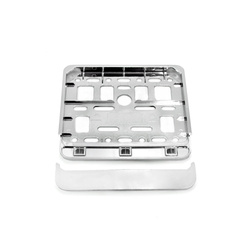 Ramka tablicy rejestracyjnej chrom skuter motorower AMIO-01168