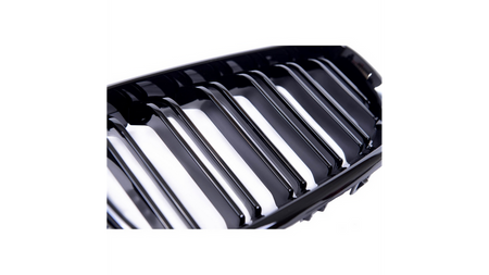 Grill sportowy podwójne żeberka Gloss Black BMW 2 F22 F23 2013-2021