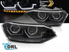 Reflektory lampy soczewkowe LED DRL VW Polo VI 2G (2017–2021)
