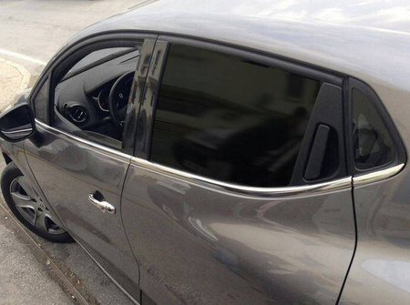 Listwy pod szyby boczne Renault Clio 4 2012+ HB