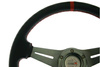 Kierownica Pro 350mm offset:20mm Carbon Red