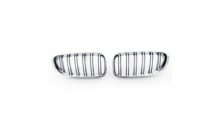 Grill sportowy podwójne żeberka Chrome & Black BMW 6 F13 F12 F06 2011-2018