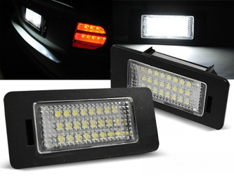 Lampki rejestracji Audi Q5 / A4 08-10 / A5 / TT / VW Passat B6 z Canbus