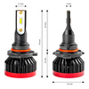 Żarówki samochodowe LED seria BF HB3 9005/HIR1 9011/H10 6000K Canbus AMIO-02246