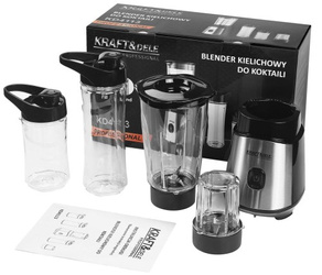 Blender Kielichowy do koktajli 1500W ZESTAW KD4113
