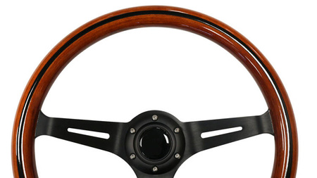 Kierownica 380mm Drewno