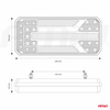 Lampa tylna zespolona LED RCL-01-R dynamiczna prawa AMIO-02473