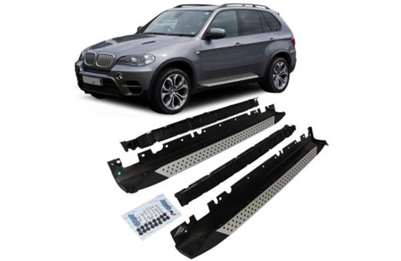 STOPNIE PROGOWE BMW X5 E70 2006-2013 ALU