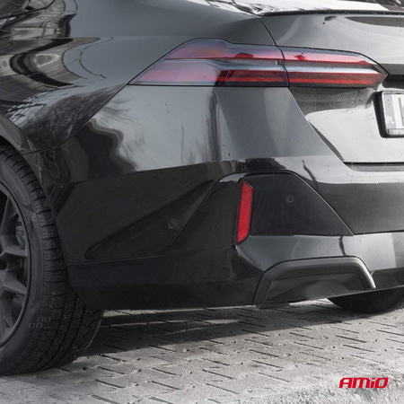 Zestaw czujników parkowania cofania Buzzer 4 sensory czarne wewnętrzne 16,5 mm AMIO-02253