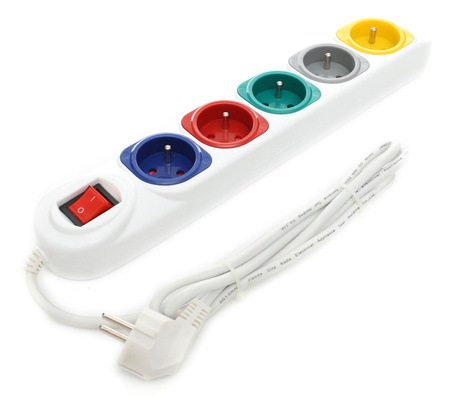 Przedłużacz 1,5m 5gniazd KD4008