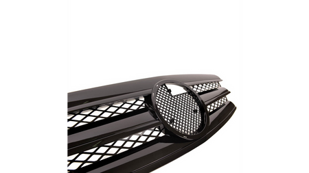 Grill sportowy Gloss Black MERCEDES E-Class W211 S211 przed liftem 2002-2006