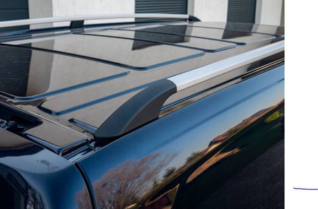 Relingi dachowe bagażnik do VW VOLKSWAGEN CADDY 2003-2020 SHORT | CHROM