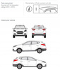 Bagażnik dachowy belki Hyundai ix35 5d