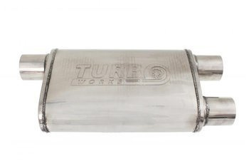 Tłumik Środkowy Tylny 76mm TurboWorks LT 409SS