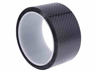 Taśma zabezpieczająca / dekoracyjna 50 mm x 3 m, ze strukturą CARBON, czarna