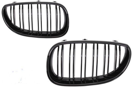 GRILL ( NERKI) BMW E60 E61 03-10 CZARNY POŁSYK