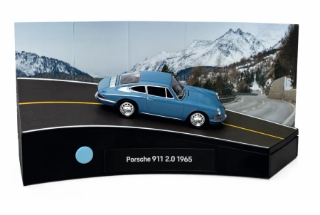 Model Porsche 911 kalendarz adwentowy, niebieski