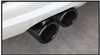 Końcówka wydechu BMW F20, F21, F22, F30, F31, F32, F36 czarny połysk 70mm