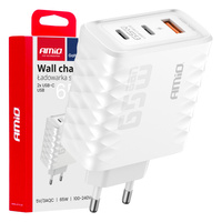 Quick Charge 65W USB-A + 2x USB-C 