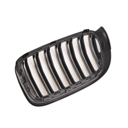 Grill sportowy podwójne żeberka Gloss Czarny BMW X3 F25 X4 F26 Facelift 2014-2018