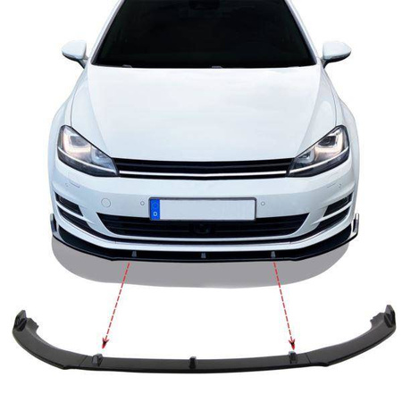 DOKŁADKA SPOILER  VW GOLF 7 12- CZARNY POŁYSK