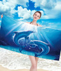 RĘCZNIK PLAŻOWY KĄPIELOWY 100 X 180 CM MIKROFIBRA DUŻY SZYBKOSCHNĄCY MIĘKKI KOLOROWY