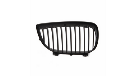 Grill sportowy pojedyncze żeberka Matt Black BMW 1 E81 E82 E87 E88 przed liftem 2004-2007