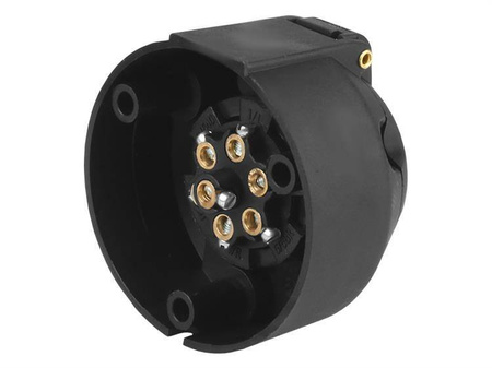 Gniazdo przyczepy 7 PIN, plastikowe