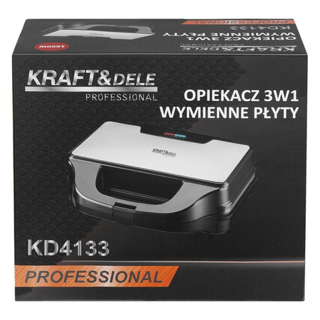 Opiekacz elektryczny z wymiennymi wkładami 1500W KD4133