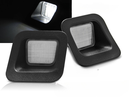 Lampki rejestracji Dodge Ram 03-18 white LED
