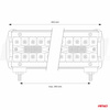 Lampa robocza panelowa LED BAR AWL27 360W 45cm 36000lm 12V 24V AMIO-02541