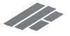 Progi 2 Line Honda Jazz I GD FL Hatchback 5 2005-2008 - Połysk