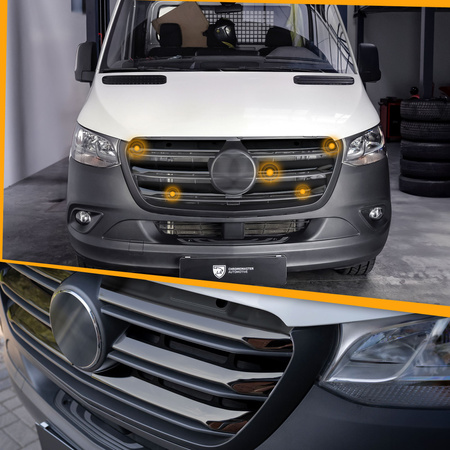 Listwy atrapy przedniej Mercedes-Benz Sprinter 2018-