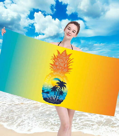 RĘCZNIK PLAŻOWY KĄPIELOWY 100 X 180 CM MIKROFIBRA DUŻY SZYBKOSCHNĄCY MIĘKKI KOLOROWY