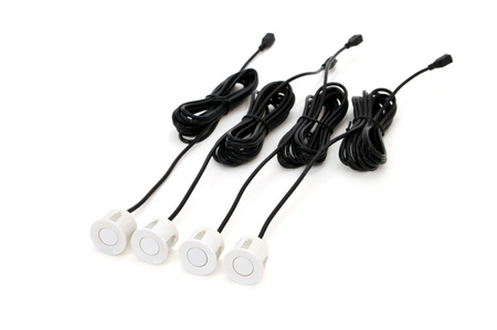 Zestaw czujników parkowania TFT01 4,3" z kamerą HD-301-IR 4 sensory białe
