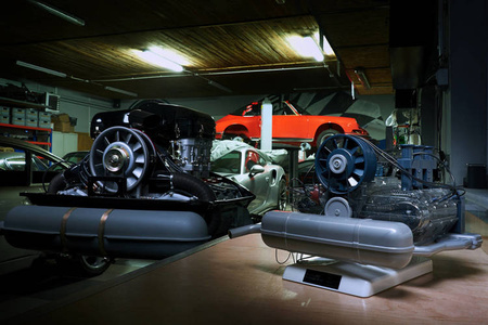 Porsche 911 BOXER - model silnika do składania