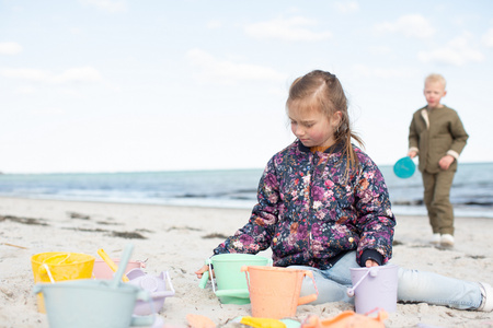 Silikonowe Sitko do piasku Scrunch - Miętowy
