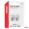 Żarówki LED CANBUS T10 W5W 16SMD 2SMD 3014 3030 White 12V 24V AMIO-04260
