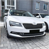 Spojler/ splitter przedniego zderzaka SKODA SUPERB MK3 czarny połysk