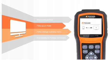 Dodatkowa marka do skanera FOXWELL NT530 PL