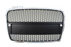 GRILL AUDI A4 B7 RS-STYLE CHROME-BLACK (05-08) PDC