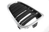 GRILL (NERKI) BMW F10/F11 LOOK M5 BLACK/CHROM