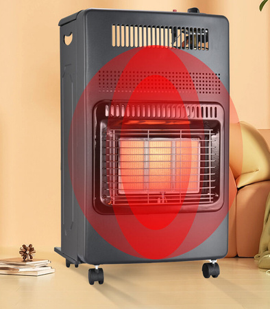 PIECYK GAZOWY PRZENOŚNY GRZEJNIK OGRZEWACZ WYSOKA MOC GRZANIA WYDAJNY EKONOMICZNY NA GAZ BUTLĘ REDUKTOR WĄŻ DO DOMU WARSZTATU