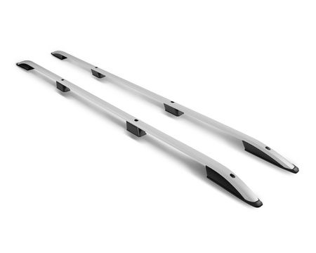 Relingi dachowe Volkswagen Transporter VI T6.1 L1 | SWB 2019-2023 Srebrny SHORT