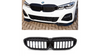 Grill sportowy pojedyncze żeberka Gloss Black BMW 3 G20 G21 przed liftem 2019-2022