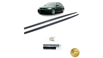 Dokładki progów Matt Black  BMW 3 (E90) Sedan (E91) Touring 2004-2011